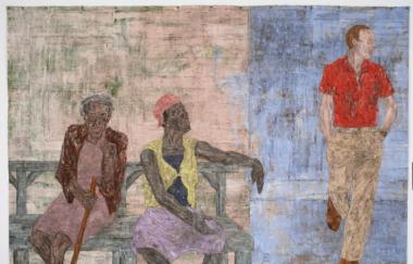 Golub Two Black Women And A White Man 1986