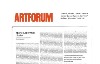 2016 Ukeles Artforum Fateman