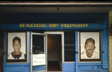 Osorio Badge of Honor 1995 front of store 1