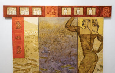 Applebroog rainbow caverns 1987 cropped