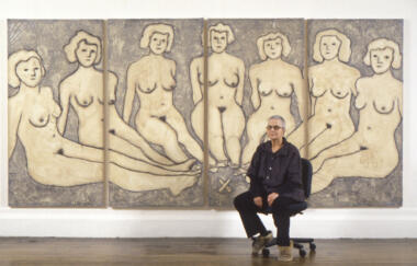 Ida Applebroog photo of the artist by Dennis Cowley 2002